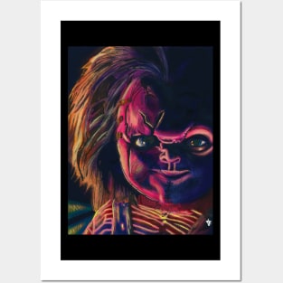 Colored Chucky Posters and Art